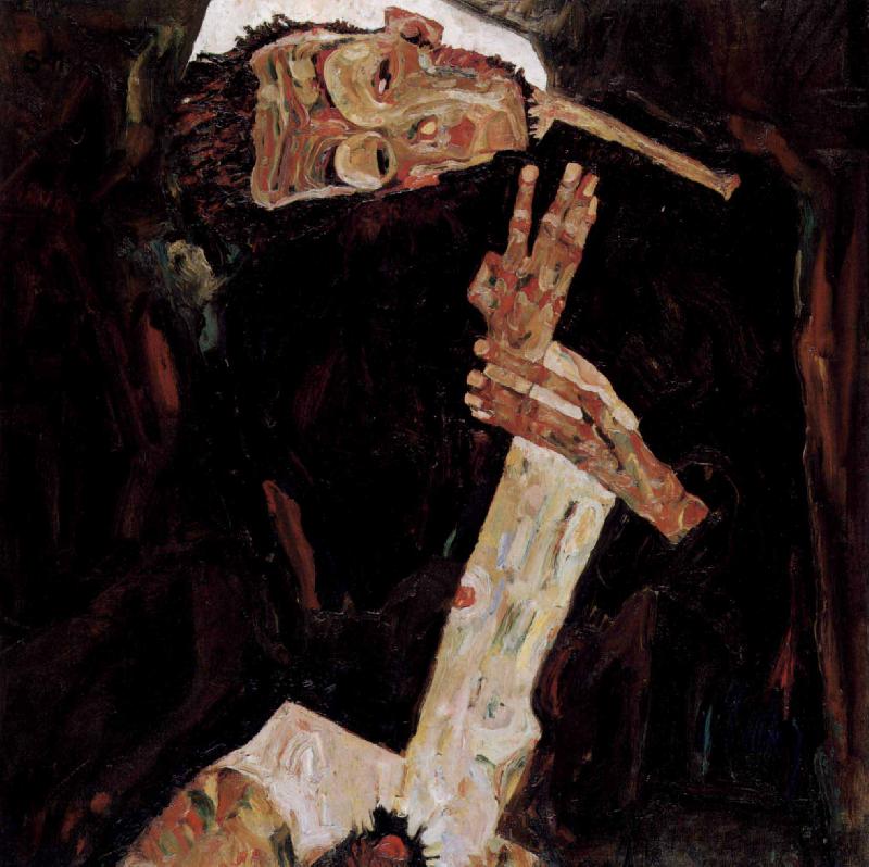Egon Schiele The Poet oil painting image